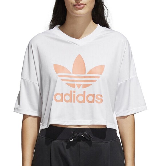 adidas Originals Tops - Adidas Women's Originals Trefoil Cropped Tee Size S